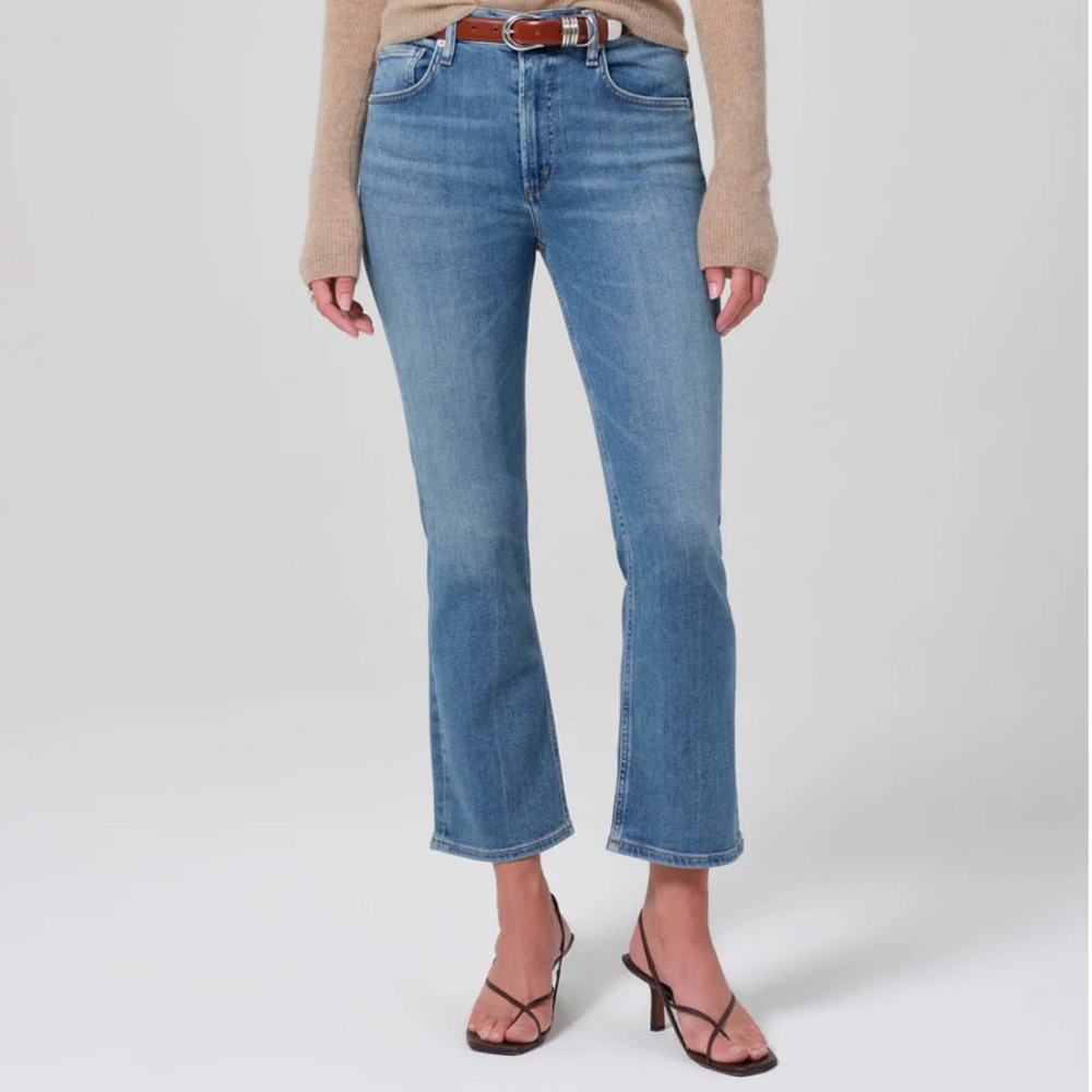 Citizens of Humanity Isola Mid Rise Cropped Boot In Splendor